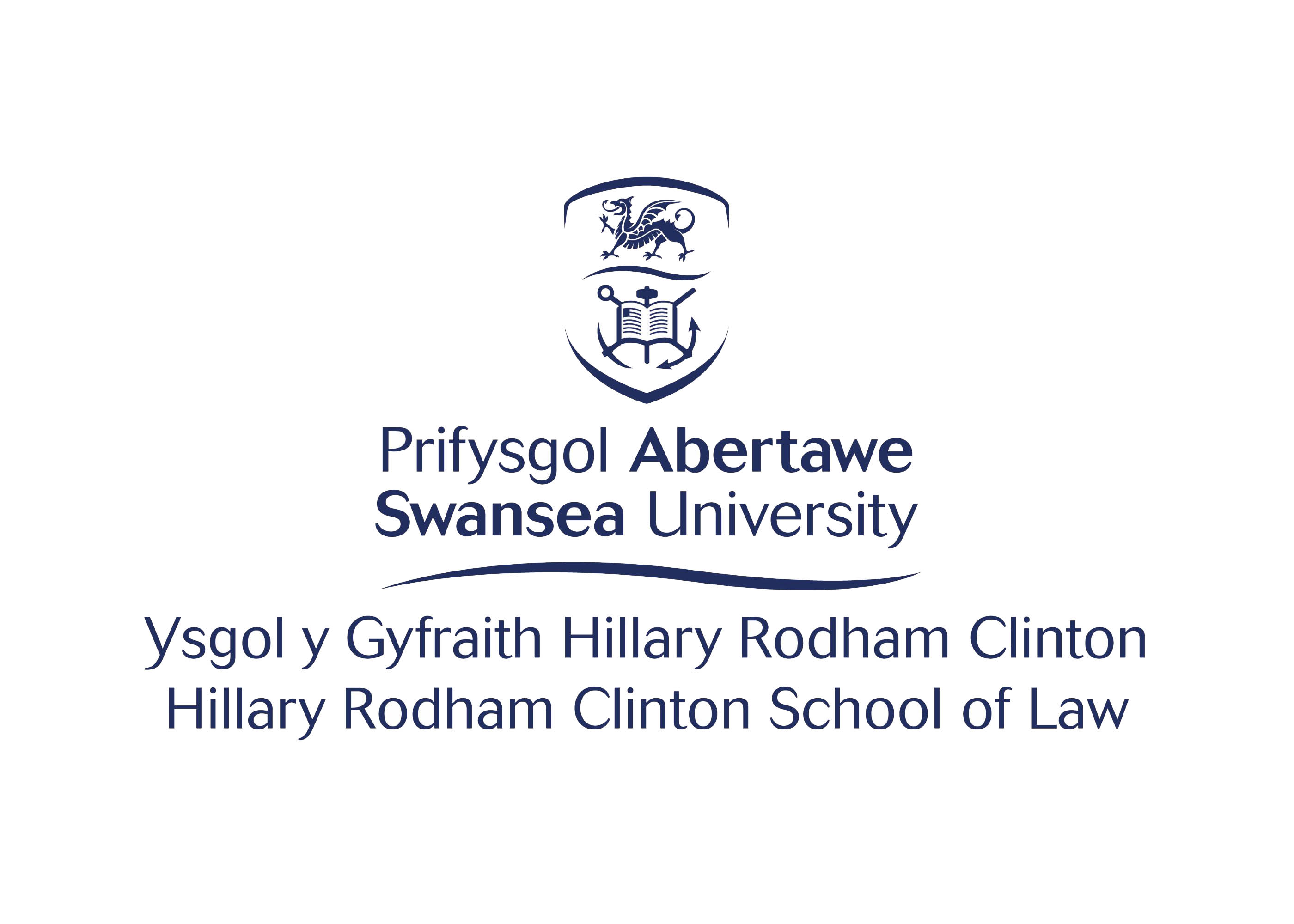 Logo Ysgol y Gyfraith Hillary Rodham Clinton