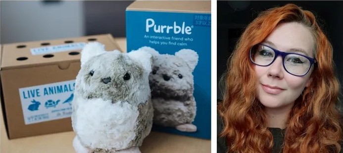 Purrble plushie