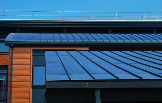 Image is of solar panels 