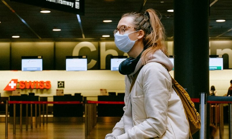 Girl in airport
