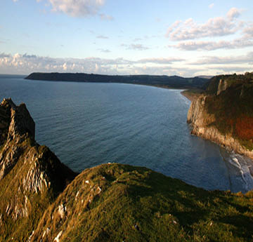 three cliffs bay