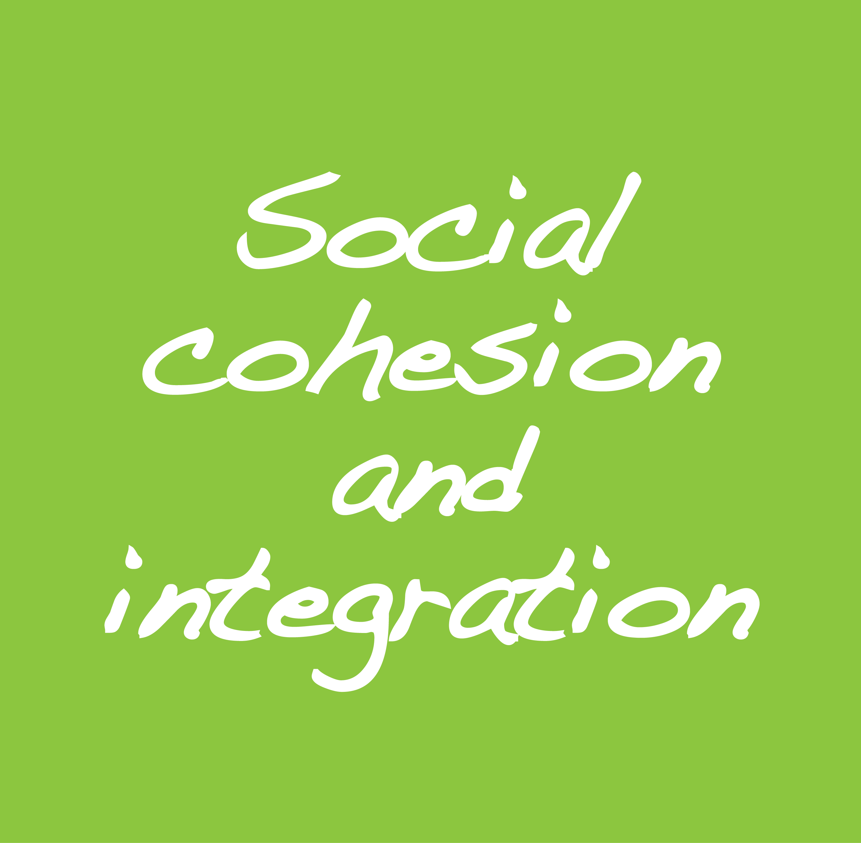 Social cohesion and integration