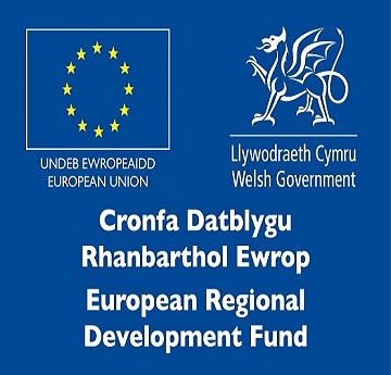 Logo for the European regional development fund