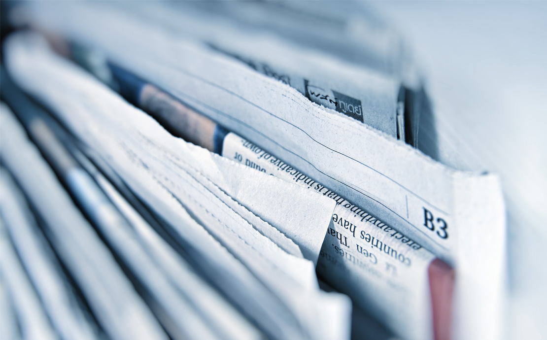 A selection of newspapers