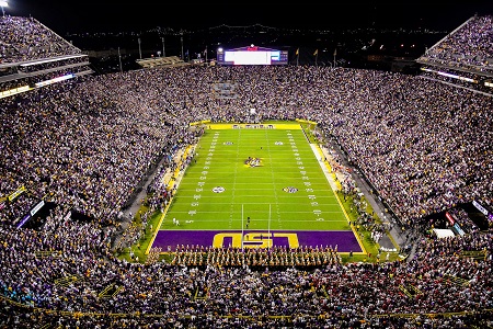 Image of a full american football stadium