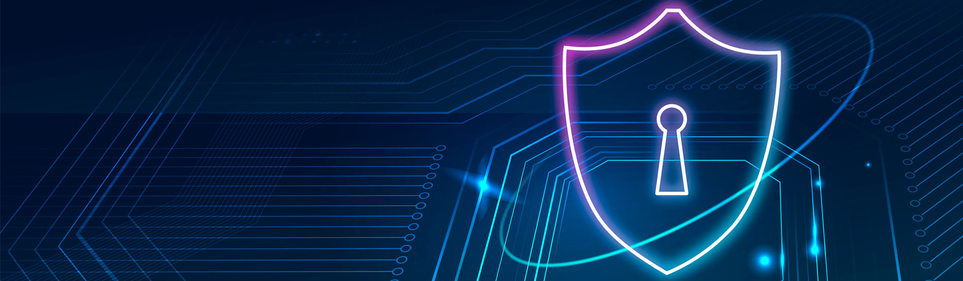 A digital pad lock graphic