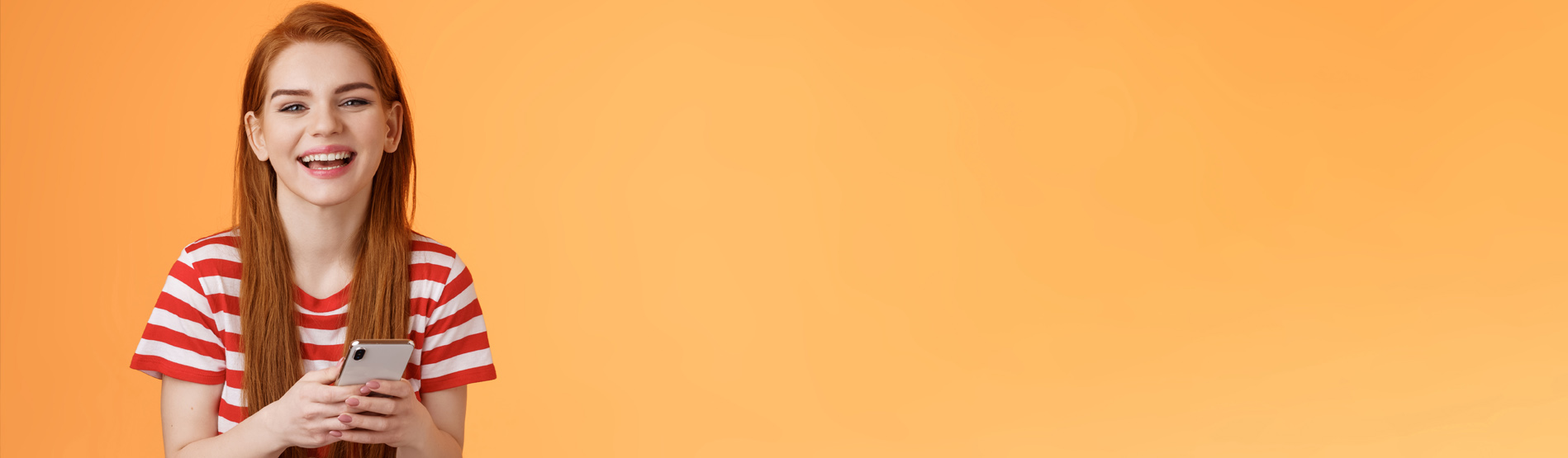 A girl on a mobile phone