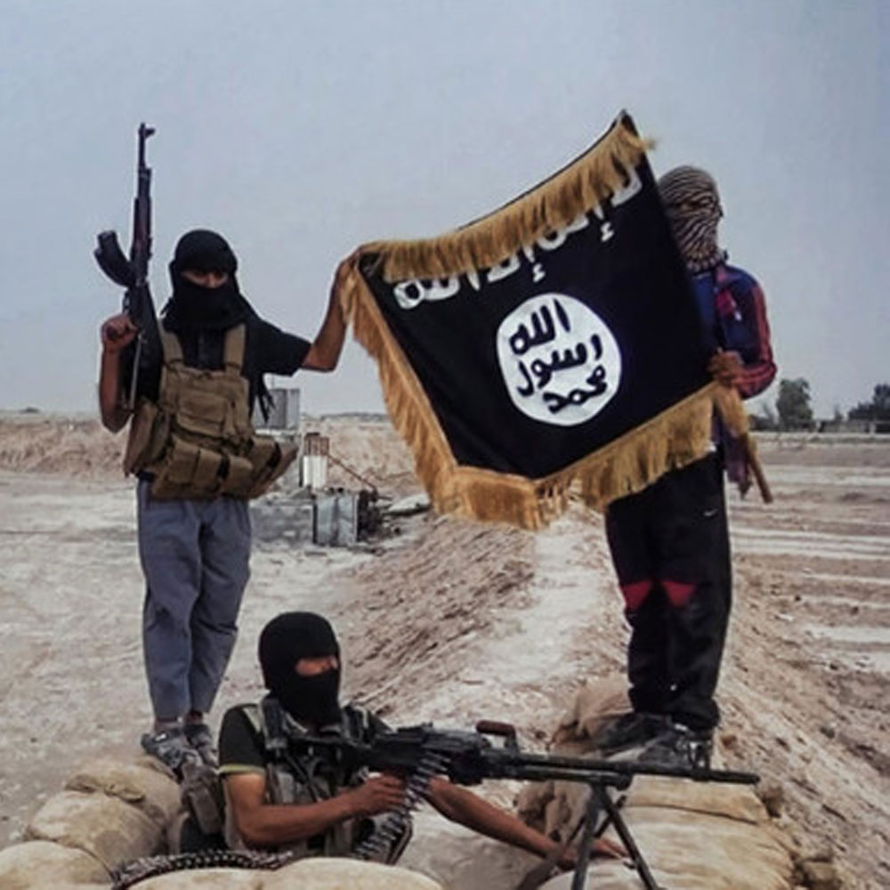 Daesh fighters pictured in Iraq in 2014.