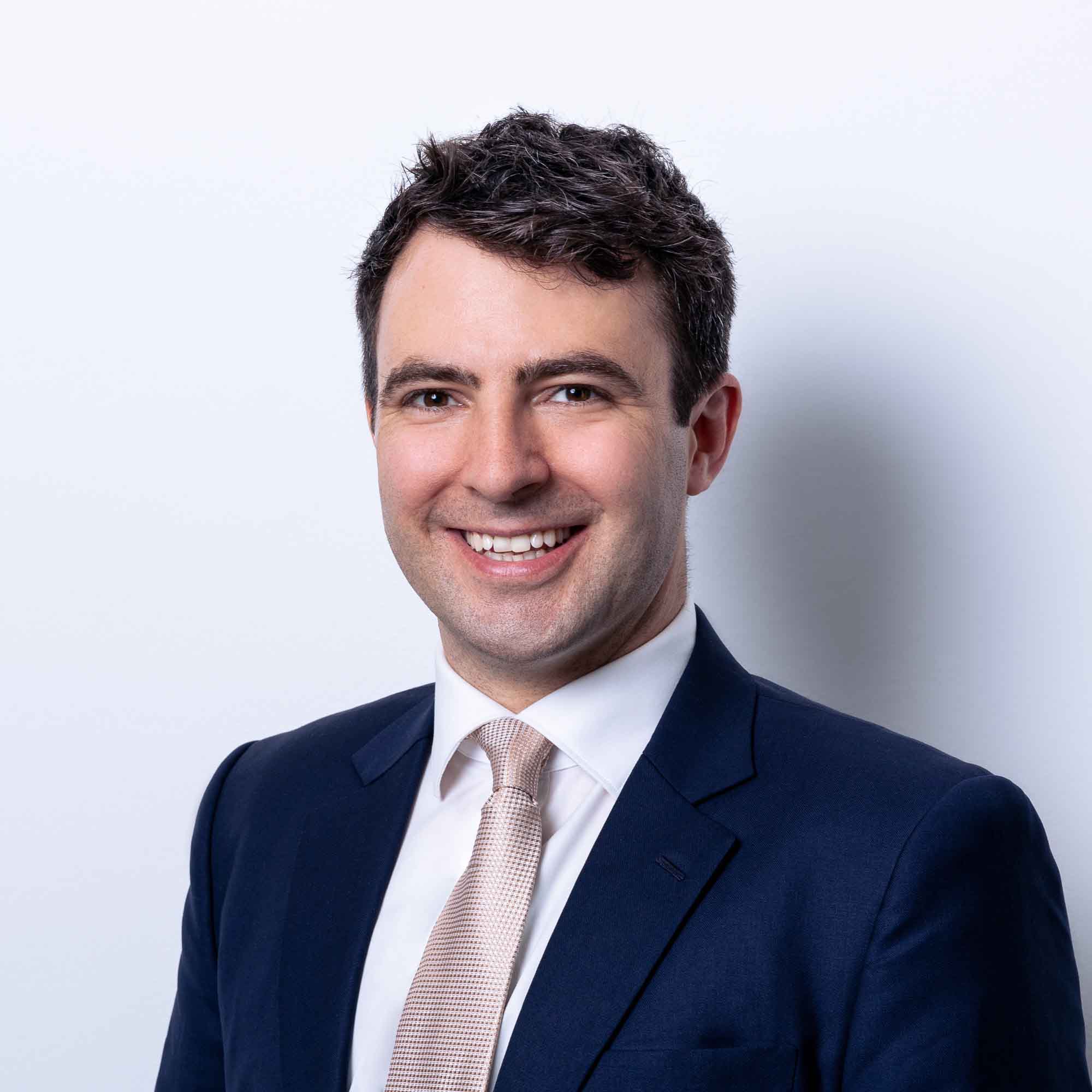 A head shot of Calum