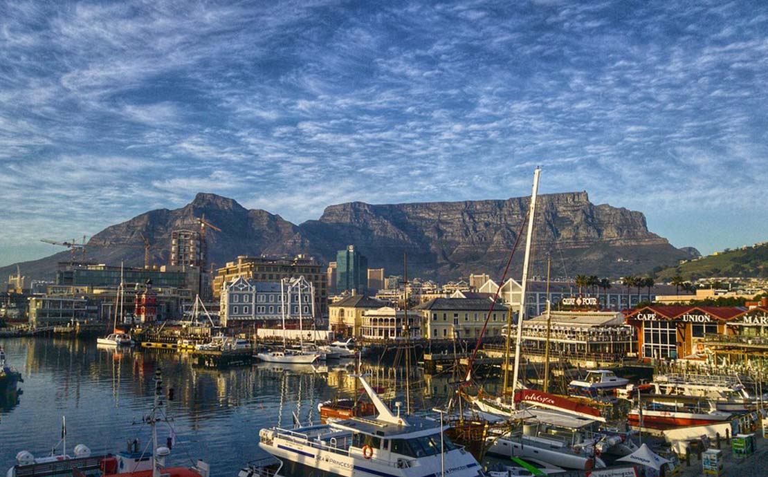 a panoramic view of cape town