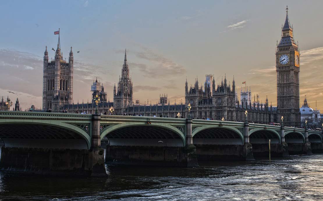 a panoramic view of london including big ben