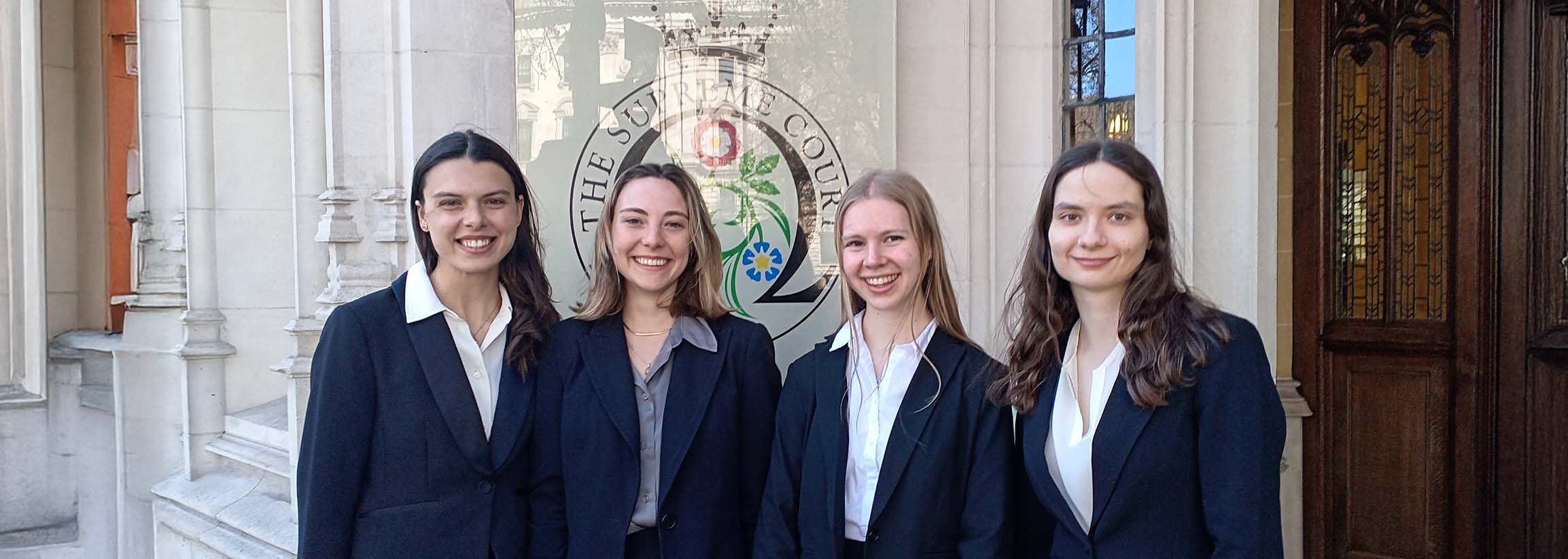 A group of students working together