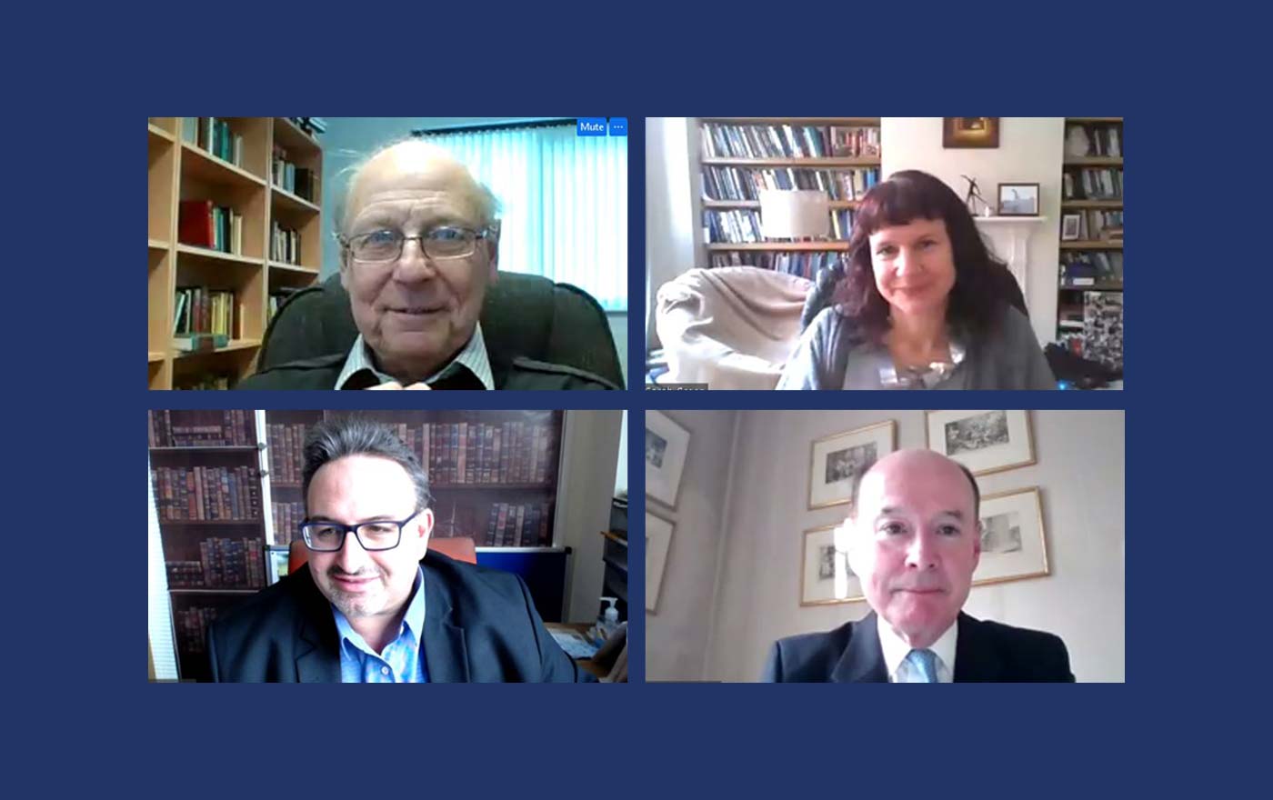 a screenshot from the webinar showing the speakers