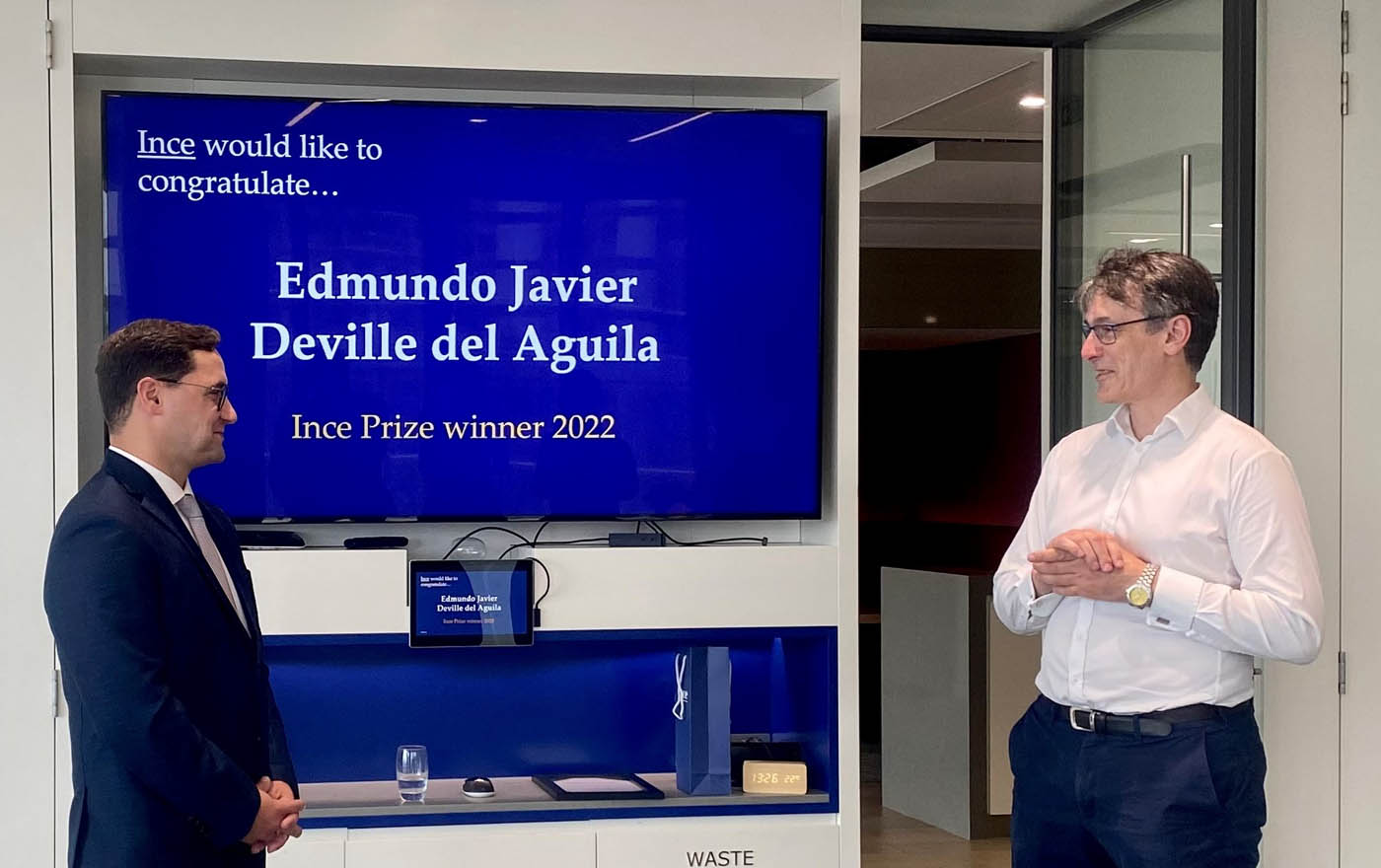 Ince Prize Awarded to Edmundo