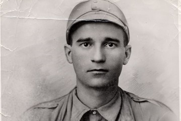 Portrait photograph of Harry Dobson, Spanish Civil War