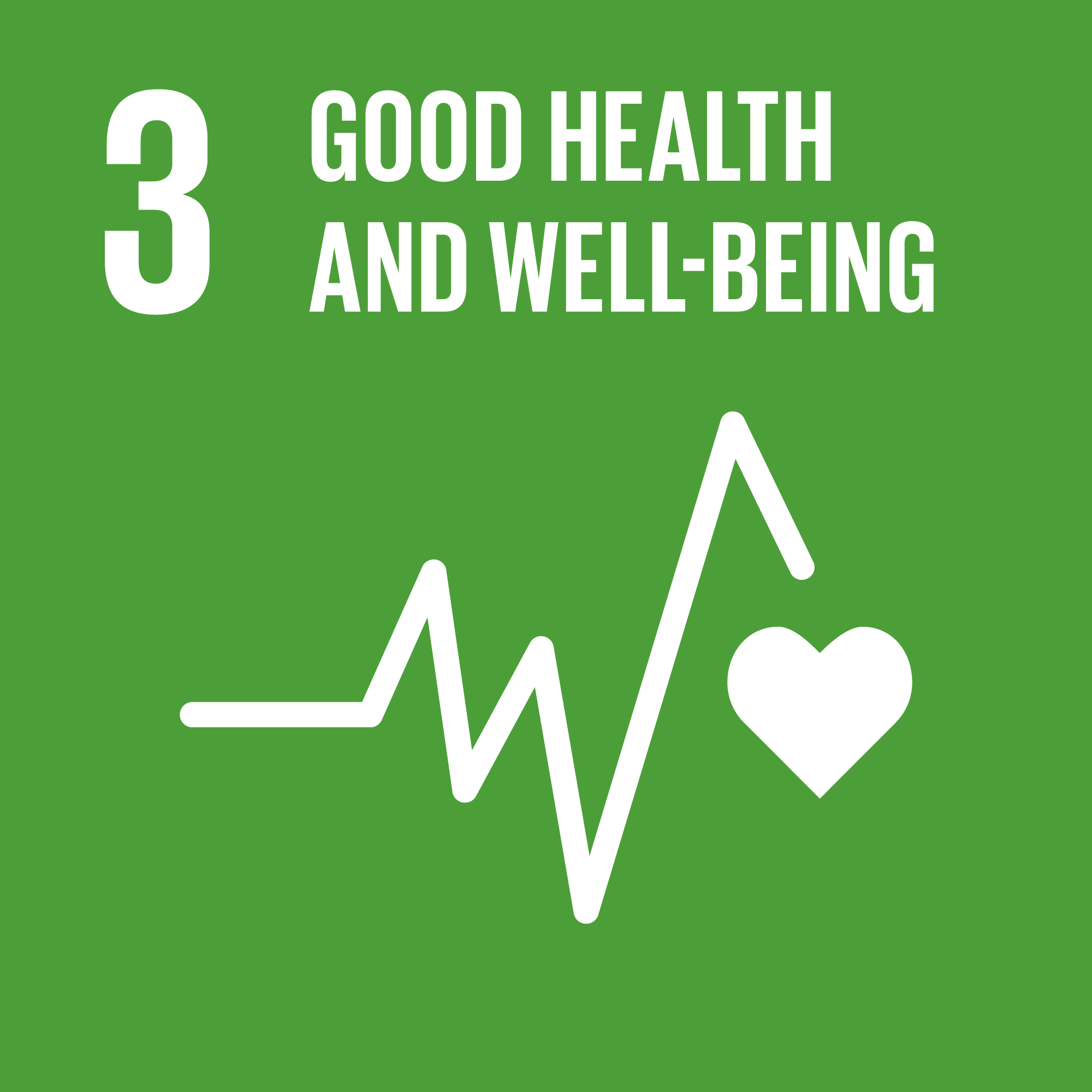 UNSDG Goal 3 - good health