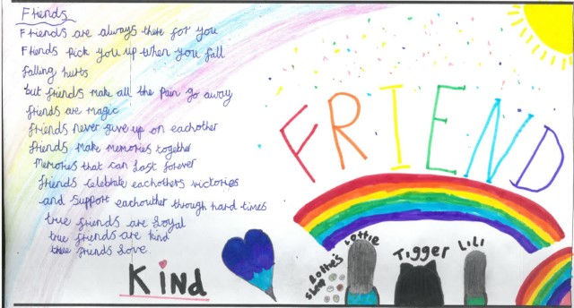 'Friends' - Lili Ward (9  1/2) - Sketty Primary School