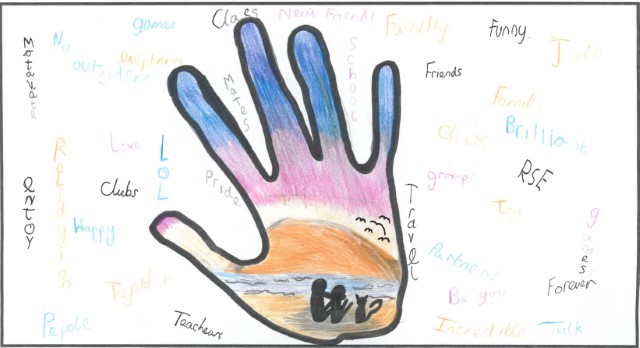 'The Hand of Friendship' - Todd Purton (9  1/2) - Sketty Primary School