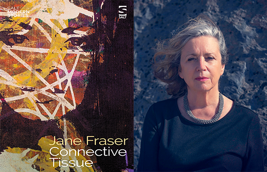 Book cover of Connective Tissue and Jane Fraser author photo