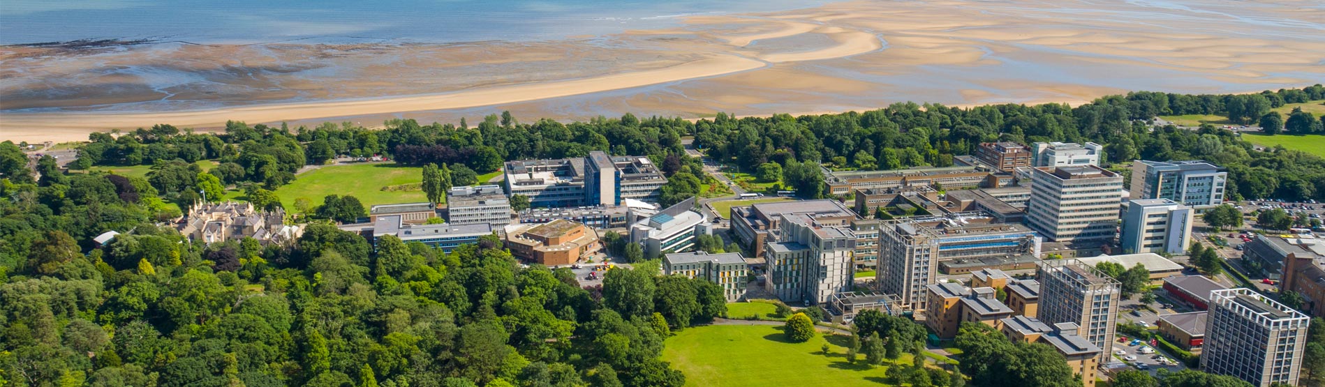 Singleton Park Campus from the air