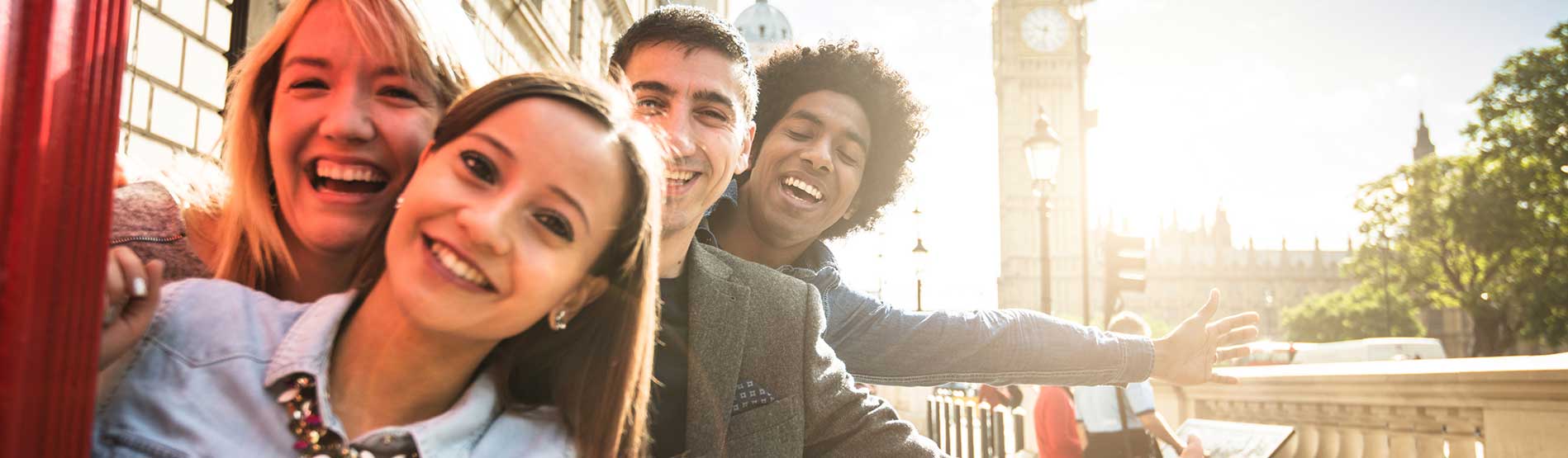 Students enjoying student life