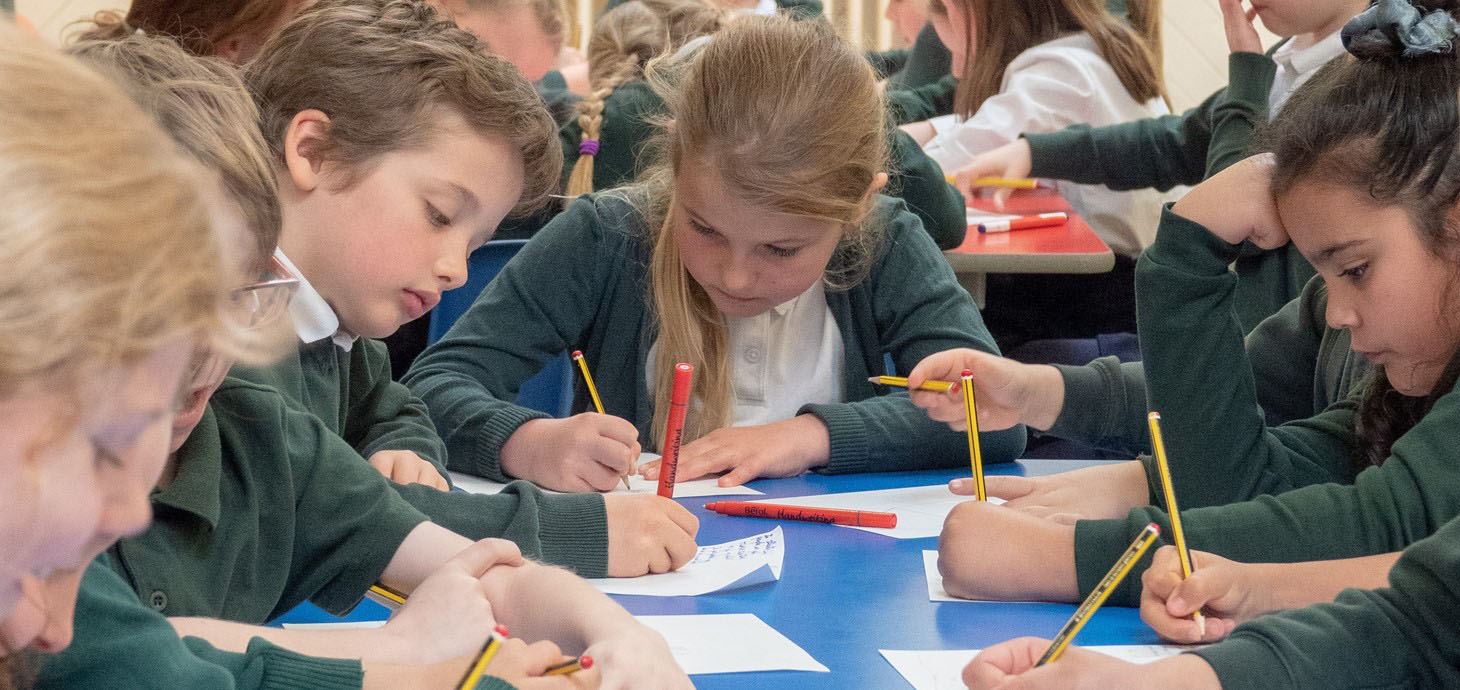 School pupils taking part in a DylanEd outreach project 