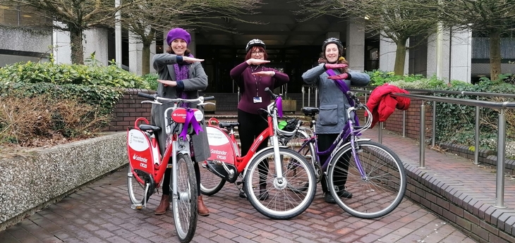 University holds bike ride to celebrate International Women’s Day