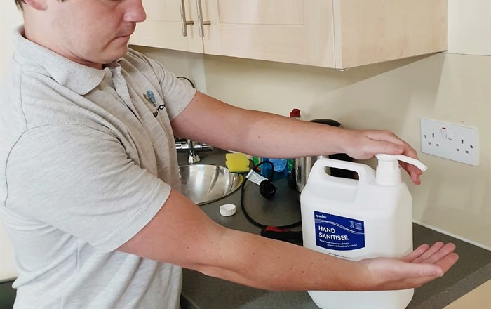 Frontline housing workers, homelessness support services and the people they look after, many of whom are vulnerable, are the latest groups to be using hand sanitiser made at Swansea University