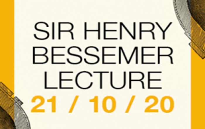 Sir Henry Bessemer lecture by Professor Dave Worsley, 21 Oct 4pm