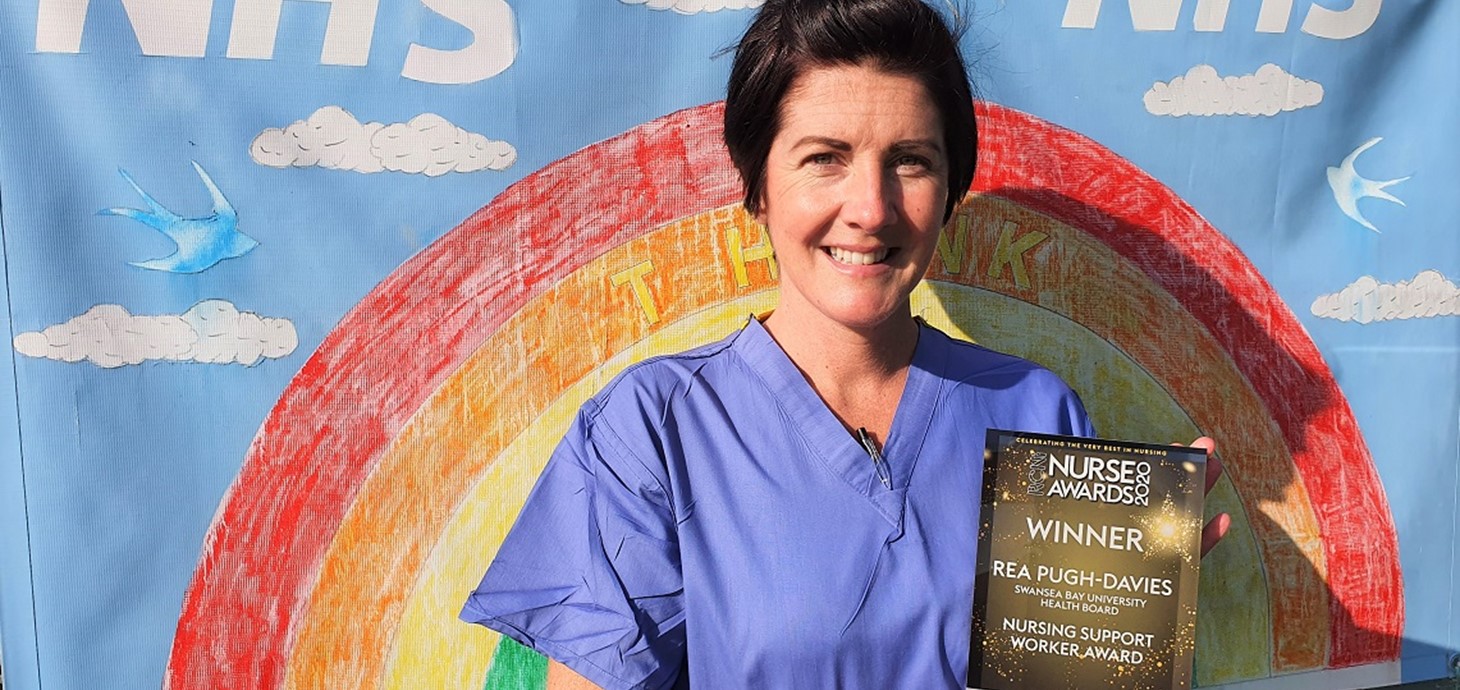 Swansea student nurse Rea Pugh-Davies judged best in Britain