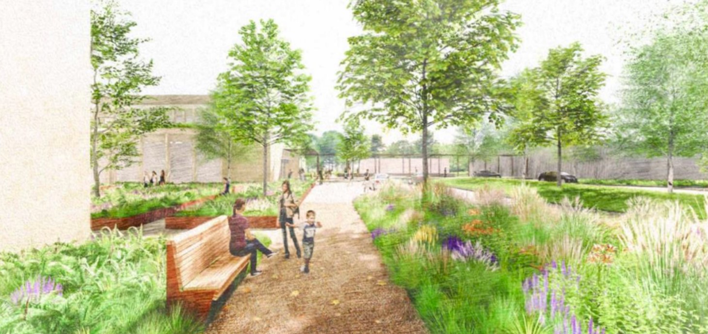 The new Velindre Cancer Centre aims to be the greenest hospital in the U.K. The design will embed natural materials and sustainable construction methods, aiming to enhance patients' well-being and biodiversity. Picture: Down to Earth.