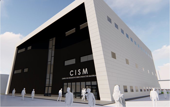 Artist's impression of the exterior of the CISM building.
