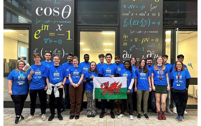Picture: Swansea University Invent for the Planet teams. Each team had 48 hours to research their challenge, create a prototype and develop an elevator pitch which they present to a panel of judges.