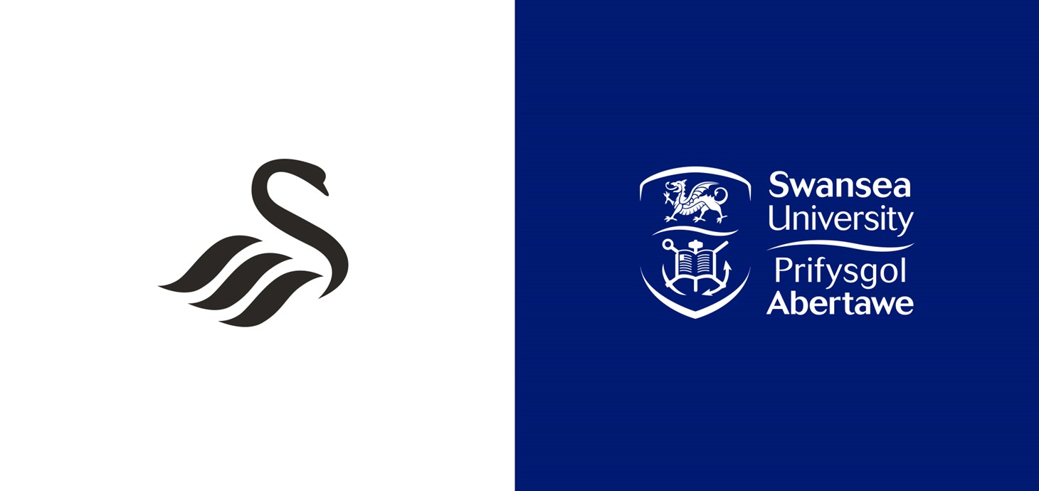 Swansea City and Swansea University logos