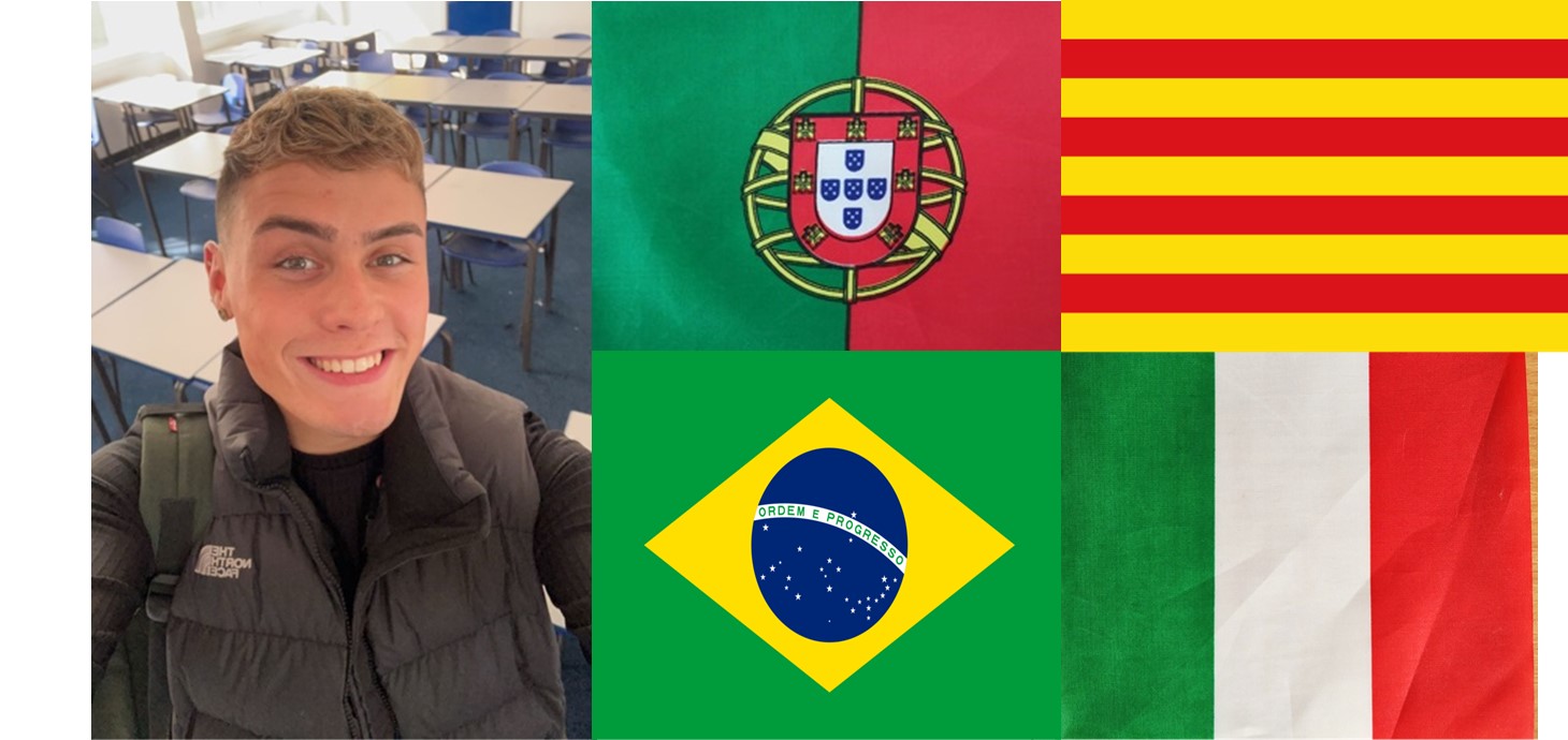 Joe Nash, recent graduate, who describes his time studying languages at Swansea as 