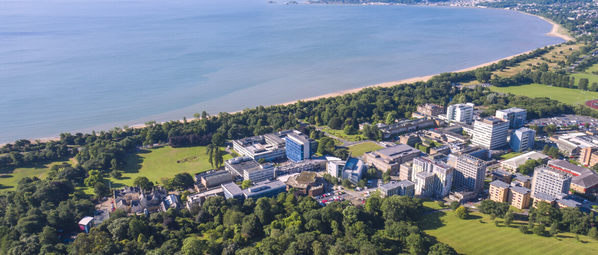 An aerial view of the Singleton Park Campus