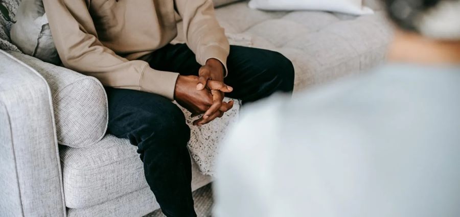 Hands clasping image