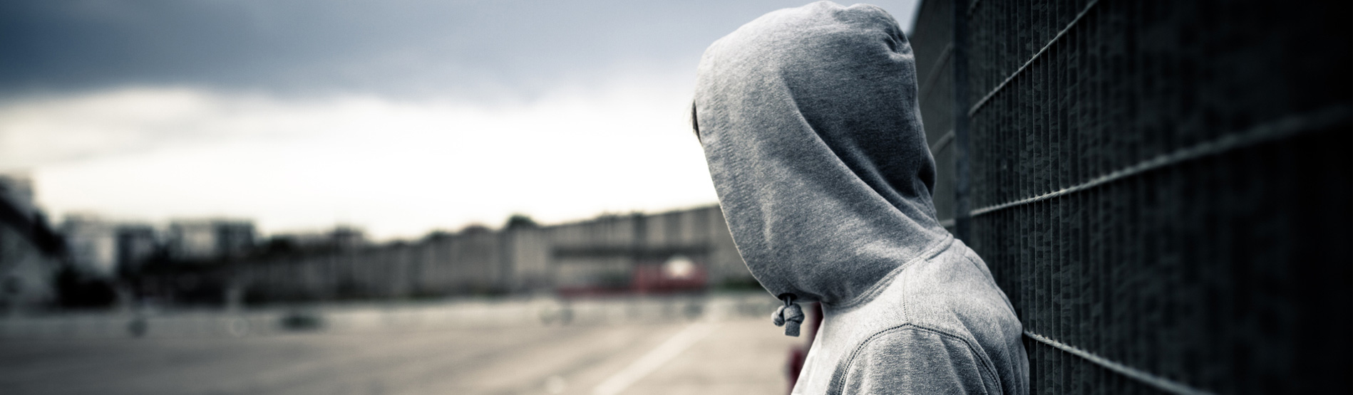 Image of young person wearing hoodie