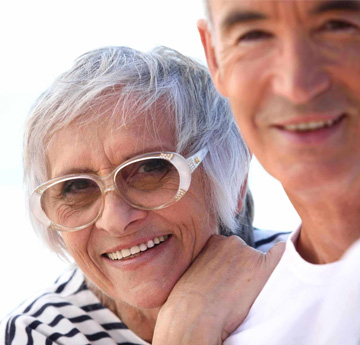 Happy older couple to represent innovative ageing