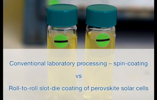 Photovoltaic Scale Up: Is Roll-to-Roll or Spin Coating More Efficient?
