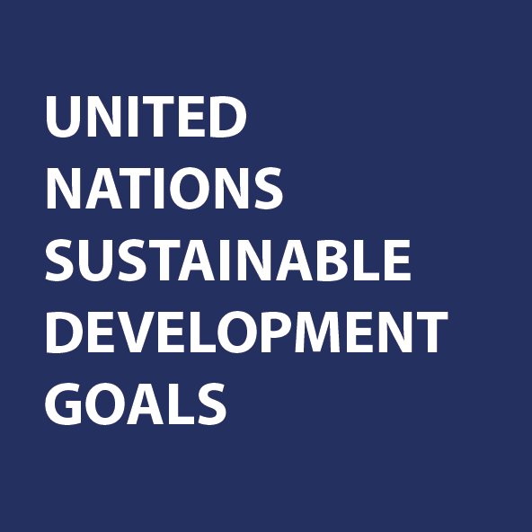 The text reads United Nations Sustainable Development Goals