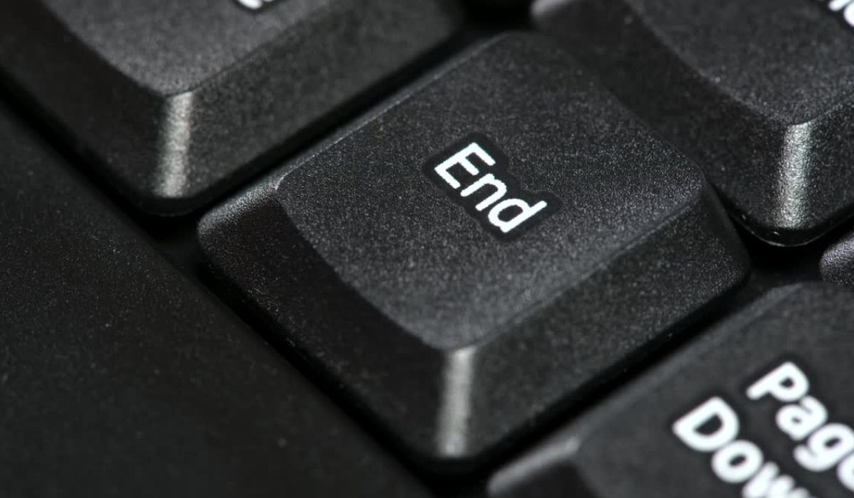 computer keyboard 'end' key