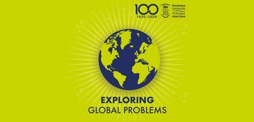 The Exploring Global Problems podcast logo - a globe