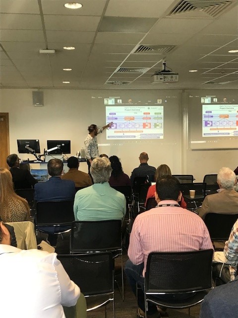 Digital Twinning Event Arasu and audience