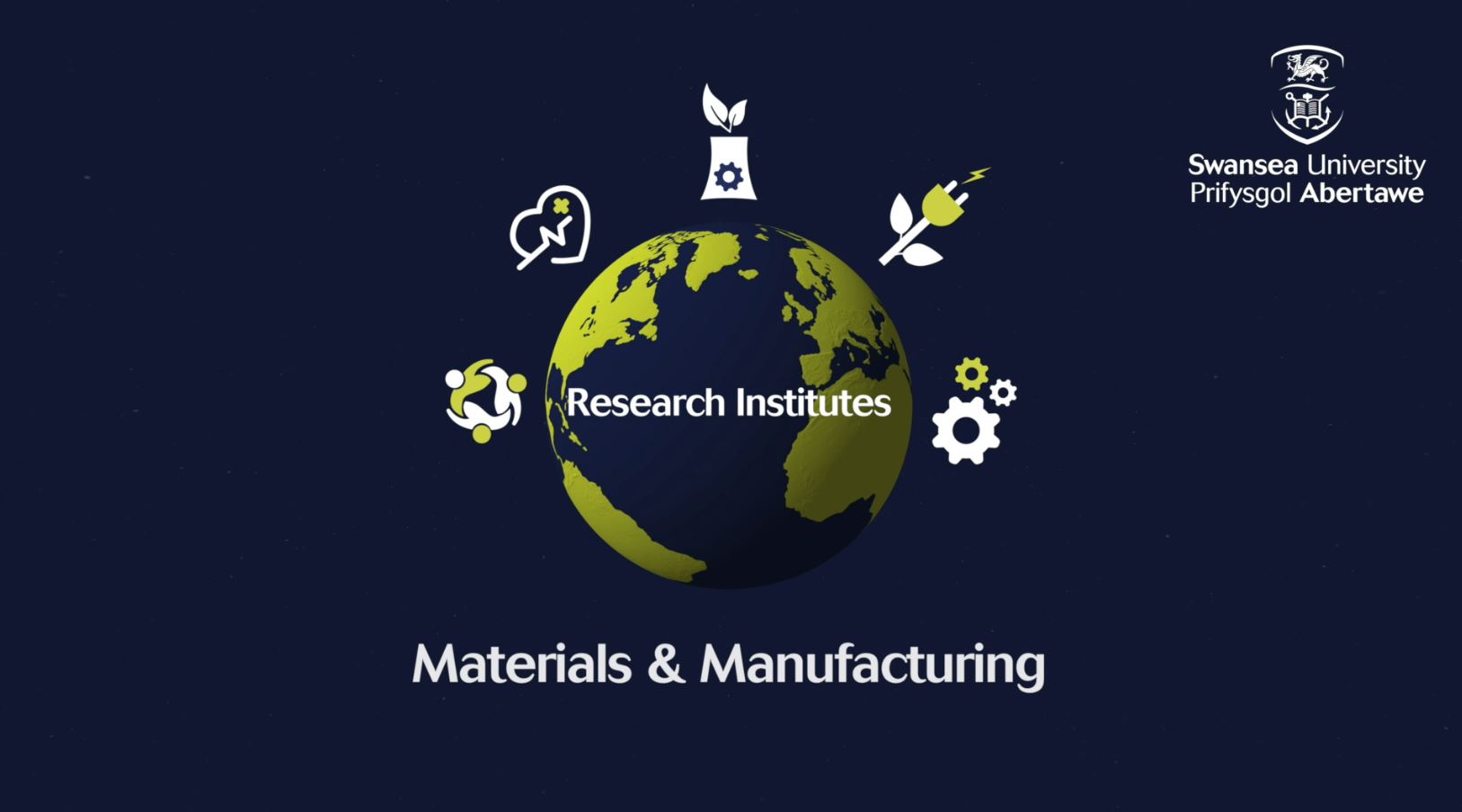 Materials Institute with Globe Graphic