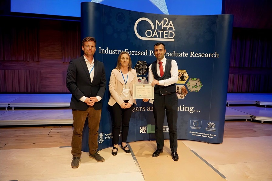 (COATED M2A), poster title: ‘Coating Network and Barrier Property Design Strategies for Protection Against Hydrogen Embrittlement’