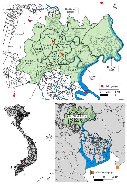 Maps of main water areas