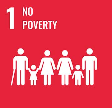 UN Development Goal - No Poverty Icon