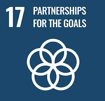 UN Development Goal - Partnerships for the Goals icon