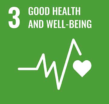 UN Development Goal - Good Health & Wellbeing icon